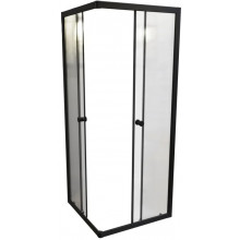 Душевой уголок Радомир Берген SQ 1-09-6-0-0-3460 80x80 черный/прозрачное
