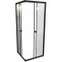 Душевой уголок Радомир Берген SQ 1-09-6-0-0-3480 100x100 черный/прозрачное