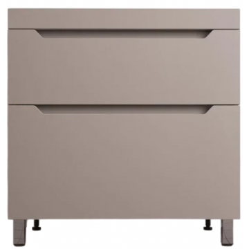 Тумба с раковиной Style Line Остин ЛС-00002398/ЛС-00002395 80 тауп темный