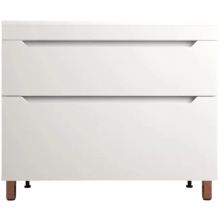 Тумба с раковиной Style Line Остин ЛС-00002399/ЛС-00002422 100 белый матовый