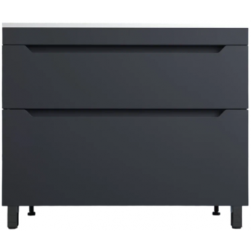 Тумба с раковиной Style Line Остин ЛС-00002400/ЛС-00002424 100 графит