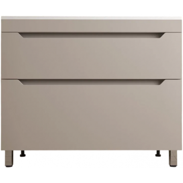 Тумба с раковиной Style Line Остин ЛС-00002401/ЛС-00002424 100 крем