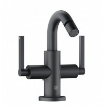Смеситель для биде Kludi Nova Fonte Puristic 203133915 черный матовый