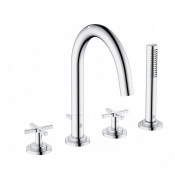 Смеситель на борт ванны Kludi Nova Fonte Classic 204250520 хром