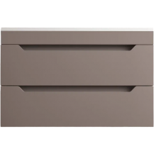 Тумба с раковиной Style Line Остин ЛС-00002406/ЛС-00002395 80 тауп темный