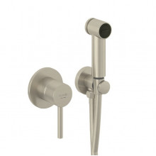 Гигиенический душ со смесителем Kludi Bozz 38998N576 никель брашированный