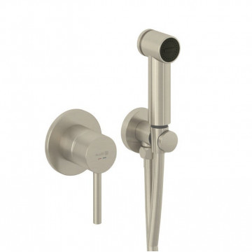 Гигиенический душ со смесителем Kludi Bozz 38998N576 никель брашированный