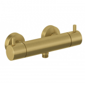 Смеситель для душа Kludi Bozz 35203N038 термостатический брашированное золото