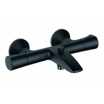 Смеситель для ванны Kludi Zenta SL 351013938 термостатический черный матовый