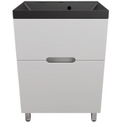 Тумба с раковиной Style Line Матис ЛС-00002441/СС-00002470 60 белый матовый