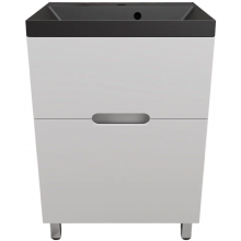 Тумба с раковиной Style Line Матис ЛС-00002441/СС-00002470 60 белый матовый