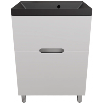 Тумба с раковиной Style Line Матис ЛС-00002441/СС-00002470 60 белый матовый