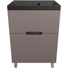 Тумба с раковиной Style Line Матис ЛС-00002433/СС-00002470 60 тауп темный