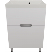 Тумба с раковиной Style Line Матис ЛС-00002441/СС-00002468 60 белый матовый