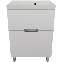 Тумба с раковиной Style Line Матис ЛС-00002441/СС-00002468 60 белый матовый