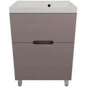 Тумба с раковиной Style Line Матис ЛС-00002433/СС-00002468 60 тауп темный