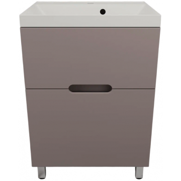 Тумба с раковиной Style Line Матис ЛС-00002433/СС-00002468 60 тауп темный