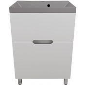 Тумба с раковиной Style Line Матис ЛС-00002441/СС-00002469 60 белый матовый