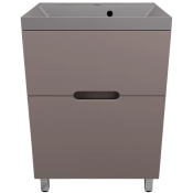 Тумба с раковиной Style Line Матис ЛС-00002433/СС-00002469 60 тауп темный