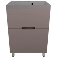 Тумба с раковиной Style Line Матис ЛС-00002433/СС-00002469 60 тауп темный