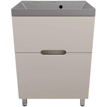 Тумба с раковиной Style Line Матис ЛС-00002431/СС-00002469 60 крем