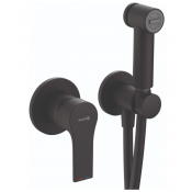 Гигиенический душ со смесителем Kludi Zenta SL 489983965 черный матовый