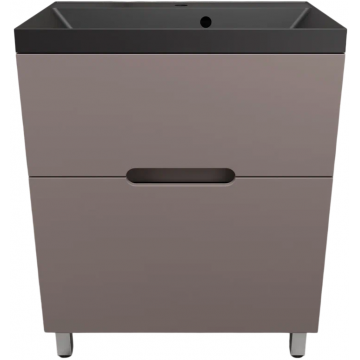 Тумба с раковиной Style Line Матис ЛС-00002436/СС-00002471 70 тауп темный