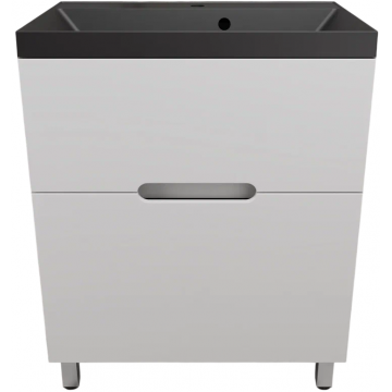 Тумба с раковиной Style Line Матис ЛС-00002442/СС-00002471 70 белый матовый