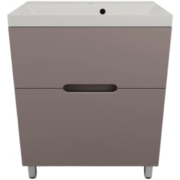 Тумба с раковиной Style Line Матис ЛС-00002436/СС-00002472 70 тауп темный