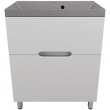 Тумба с раковиной Style Line Матис ЛС-00002442/СС-00002473 70 белый матовый