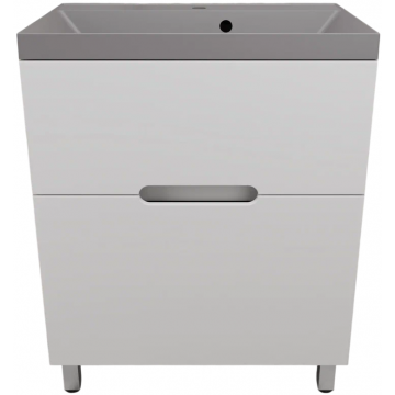 Тумба с раковиной Style Line Матис ЛС-00002442/СС-00002473 70 белый матовый