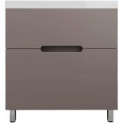 Тумба под раковину Style Line Матис ЛС-00002439 80 тауп темный