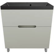 Тумба с раковиной Style Line Матис ЛС-00002438/СС-00002474 80 олива