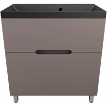 Тумба с раковиной Style Line Матис ЛС-00002439/СС-00002474 80 тауп темный