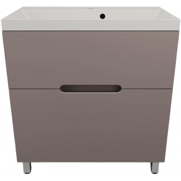 Тумба с раковиной Style Line Матис ЛС-00002439/СС-00002475 80 тауп темный
