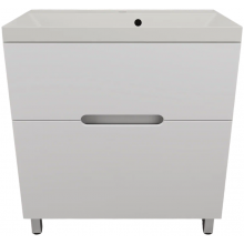 Тумба с раковиной Style Line Матис ЛС-00002443/СС-00002475 80 белый матовый