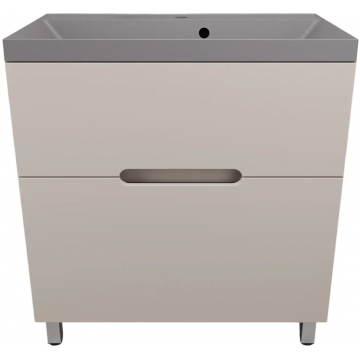 Тумба с раковиной Style Line Матис ЛС-00002437/СС-00002476 80 крем