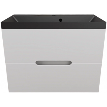 Тумба с раковиной Style Line Матис ЛС-00002446/СС-00002474 80 белый матовый
