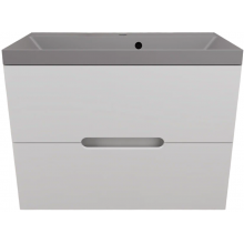 Тумба с раковиной Style Line Матис ЛС-00002446/СС-00002476 80 белый матовый