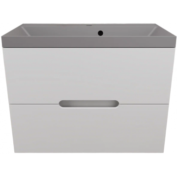 Тумба с раковиной Style Line Матис ЛС-00002446/СС-00002476 80 белый матовый