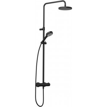 Душевая система Kludi Dive 6807939-00 с термостатом черный матовый