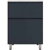 Тумба с раковиной Style Line Лима ЛС-00002457/СС-00002496 60 графит