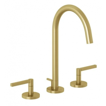 Смеситель для раковины Kludi Nova Fonte Puristic 20143N015 золото брашированное