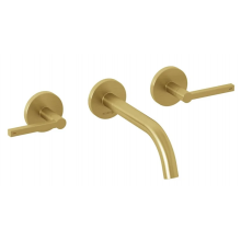 Смеситель для раковины Kludi Nova Fonte Puristic 20144N015 золото брашированное