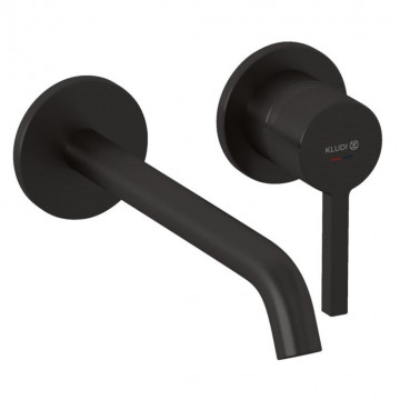 Смеситель для раковины Kludi Nova Fonte Pura 20245N215 оружейная сталь