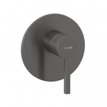 Смеситель для душа Kludi Nova Fonte Puristic 20755N215 оружейная сталь