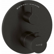 Смеситель для душа Kludi Nova Fonte Puristic 20810N215 с термостатом оружейная сталь