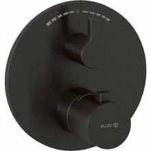 Смеситель для душа Kludi Nova Fonte Puristic 20810N215 с термостатом оружейная сталь