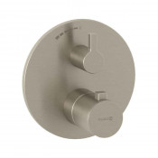 Смеситель для душа Kludi Nova Fonte Puristic 20885N515 с термостатом никель брашированный