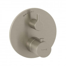 Смеситель для душа Kludi Nova Fonte Puristic 20885N515 с термостатом никель брашированный